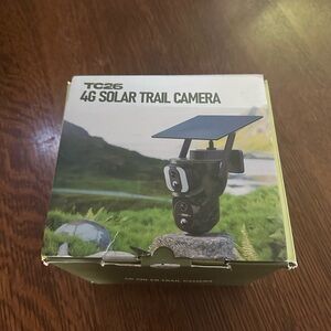 4G Solar Trail Camera with Dual Lens - Black